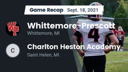 Recap: Whittemore-Prescott  vs. Charlton Heston Academy 2021