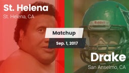 Matchup: St. Helena High vs. Drake  2017