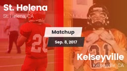Matchup: St. Helena High vs. Kelseyville  2017
