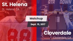 Matchup: St. Helena High vs. Cloverdale  2017