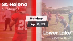 Matchup: St. Helena High vs. Lower Lake  2017