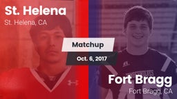 Matchup: St. Helena High vs. Fort Bragg  2017