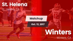Matchup: St. Helena High vs. Winters  2017