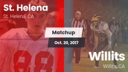 Matchup: St. Helena High vs. Willits  2017