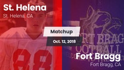 Matchup: St. Helena High vs. Fort Bragg  2018