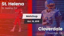 Matchup: St. Helena High vs. Cloverdale  2018
