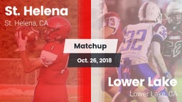 Matchup: St. Helena High vs. Lower Lake  2018
