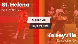 Matchup: St. Helena High vs. Kelseyville  2019