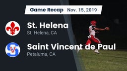 Recap: St. Helena  vs. Saint Vincent de Paul 2019