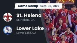 Recap: St. Helena  vs. Lower Lake  2022