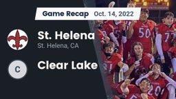 Recap: St. Helena  vs. Clear Lake 2022