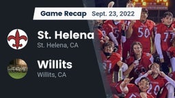 Recap: St. Helena  vs. Willits  2022