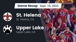 Recap: St. Helena  vs. Upper Lake  2023