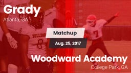 Matchup: Grady  vs. Woodward Academy 2017