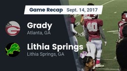 Recap: Grady  vs. Lithia Springs  2017