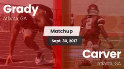 Matchup: Grady  vs. Carver  2017