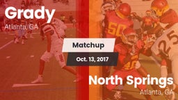 Matchup: Grady  vs. North Springs  2017