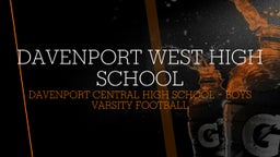 Davenport Central football highlights Davenport West High School