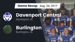 Recap: Davenport Central  vs. Burlington  2017