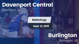 Matchup: Davenport Central vs. Burlington  2018