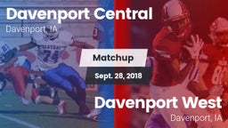 Matchup: Davenport Central vs. Davenport West  2018