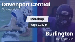 Matchup: Davenport Central vs. Burlington  2019