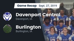 Recap: Davenport Central  vs. Burlington  2019