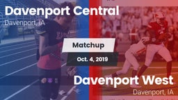 Matchup: Davenport Central vs. Davenport West  2019
