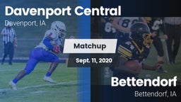 Matchup: Davenport Central vs. Bettendorf  2020