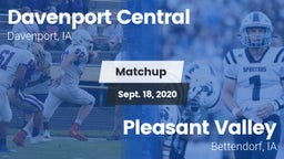 Matchup: Davenport Central vs. Pleasant Valley  2020