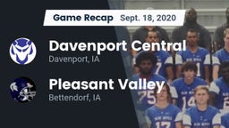 Recap: Davenport Central  vs. Pleasant Valley  2020