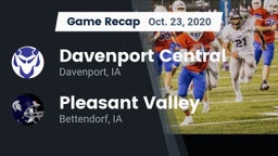 Recap: Davenport Central  vs. Pleasant Valley  2020