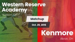 Matchup: Western Reserve vs. Kenmore  2016