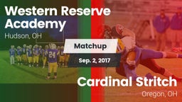 Matchup: Western Reserve vs. Cardinal Stritch  2017