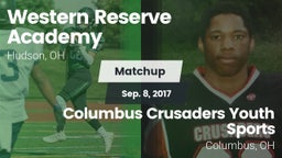 Matchup: Western Reserve vs. Columbus Crusaders Youth Sports 2017