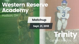 Matchup: Western Reserve vs. Trinity  2018