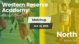 Matchup: Western Reserve vs. North  2018