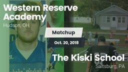 Matchup: Western Reserve vs. The Kiski School 2018