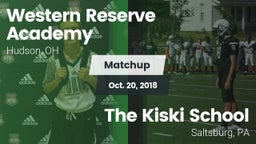 Matchup: Western Reserve vs. The Kiski School 2018