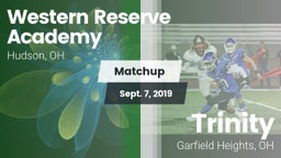 Matchup: Western Reserve vs. Trinity  2019