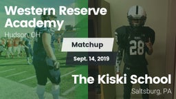 Matchup: Western Reserve vs. The Kiski School 2019