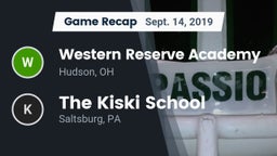 Recap: Western Reserve Academy vs. The Kiski School 2019