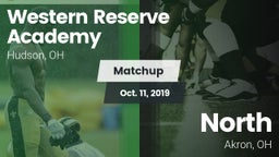 Matchup: Western Reserve vs. North  2019