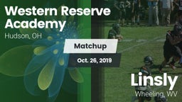 Matchup: Western Reserve vs. Linsly  2019
