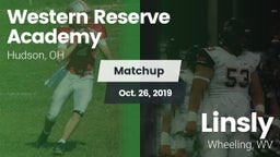 Matchup: Western Reserve vs. Linsly  2019