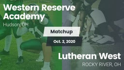 Matchup: Western Reserve vs. Lutheran West 2020