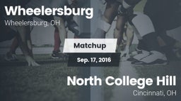 Matchup: Wheelersburg High vs. North College Hill  2016