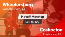 Matchup: Wheelersburg High vs. Coshocton  2016