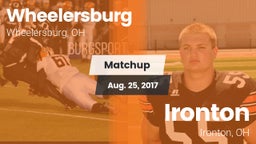 Matchup: Wheelersburg High vs. Ironton  2017
