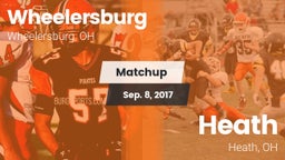 Matchup: Wheelersburg High vs. Heath  2017